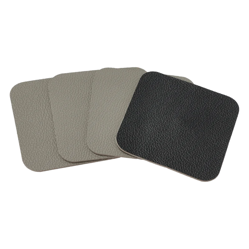 Bitz Living Coasters Rocks 10x10cm 4pcs Black/ Grey